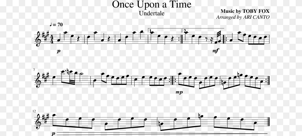 Once Upon A Time Legend Of Zelda French Horn Sheet Music, Gray Free Transparent Png