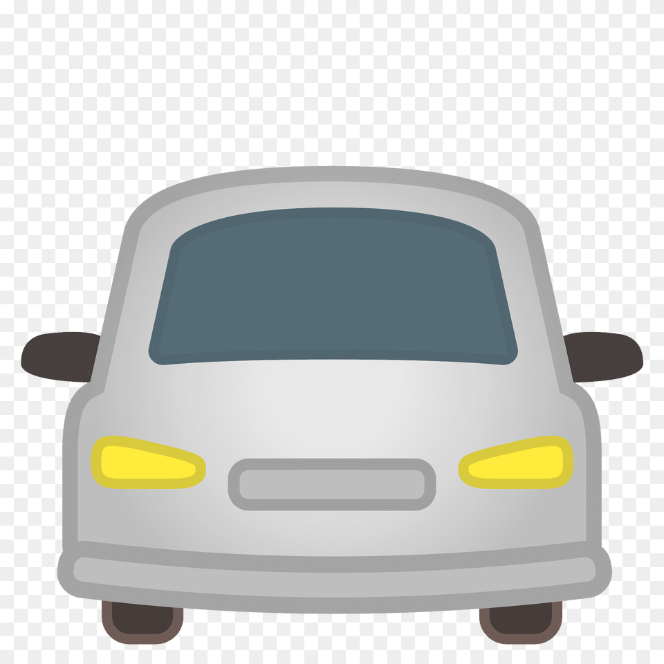 Oncoming Automobile Emoji Clipart, License Plate, Transportation, Vehicle, Bumper Png