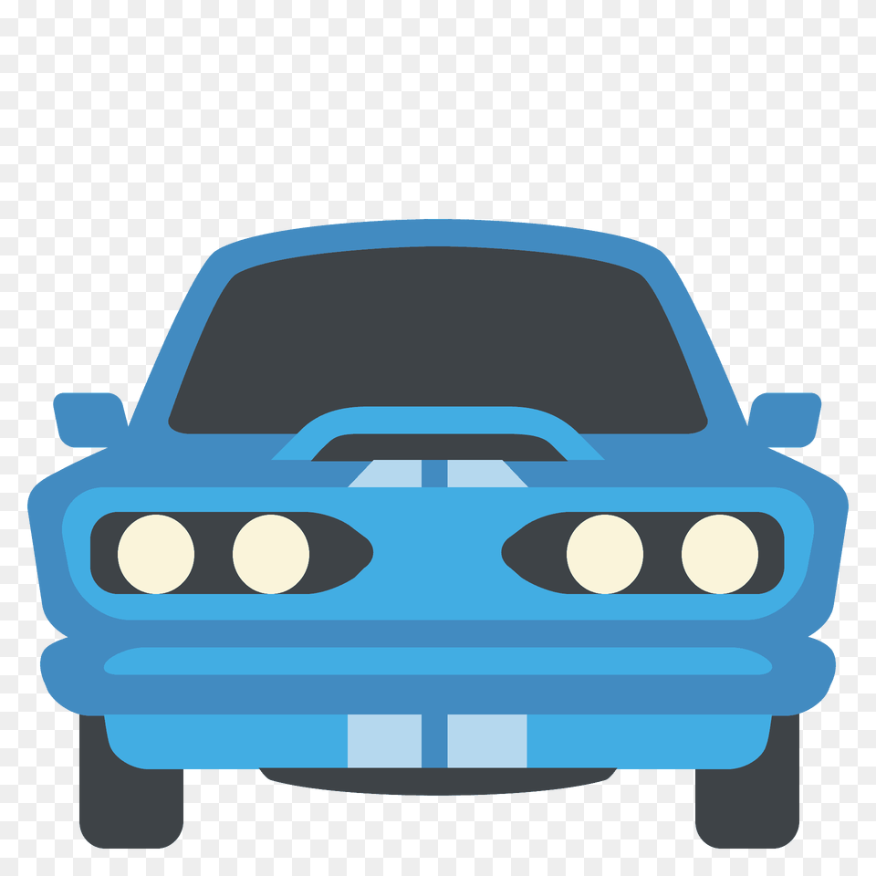 Oncoming Automobile Emoji Clipart, Car, Coupe, Sports Car, Transportation Free Png