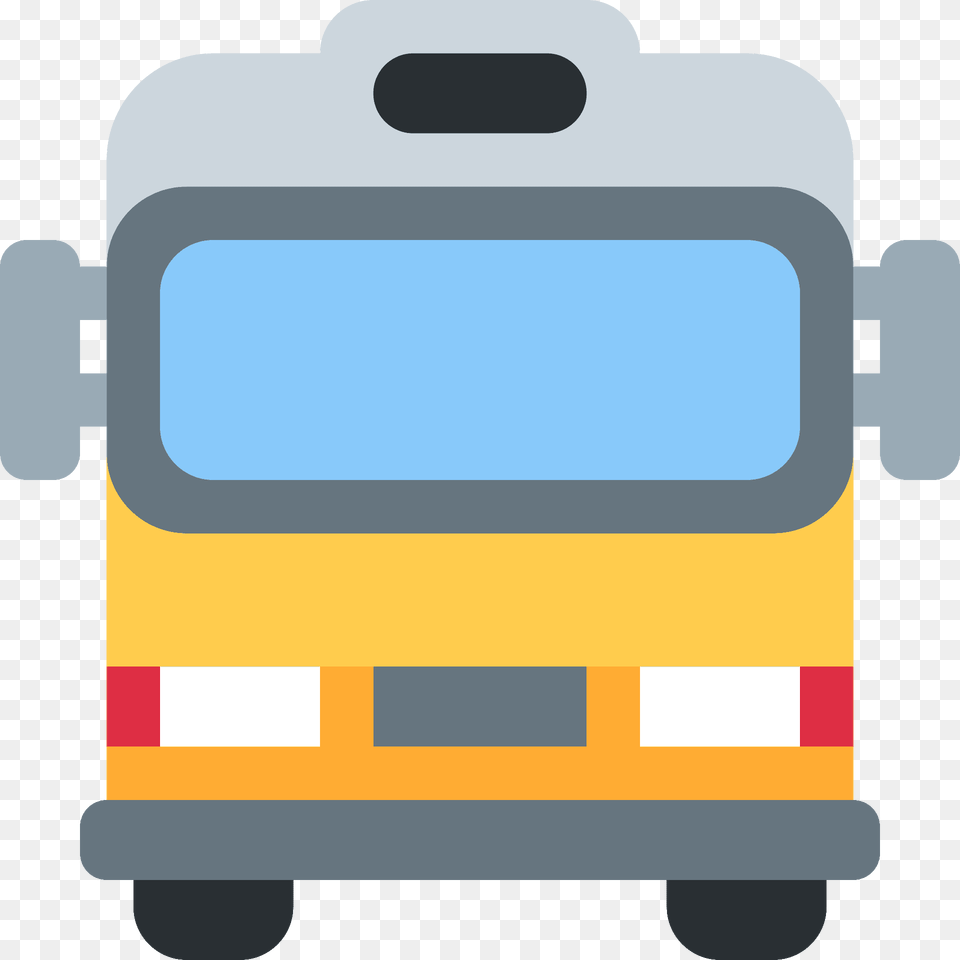Oncoming Bus Emoji Clipart, Transportation, Van, Vehicle, Machine Png