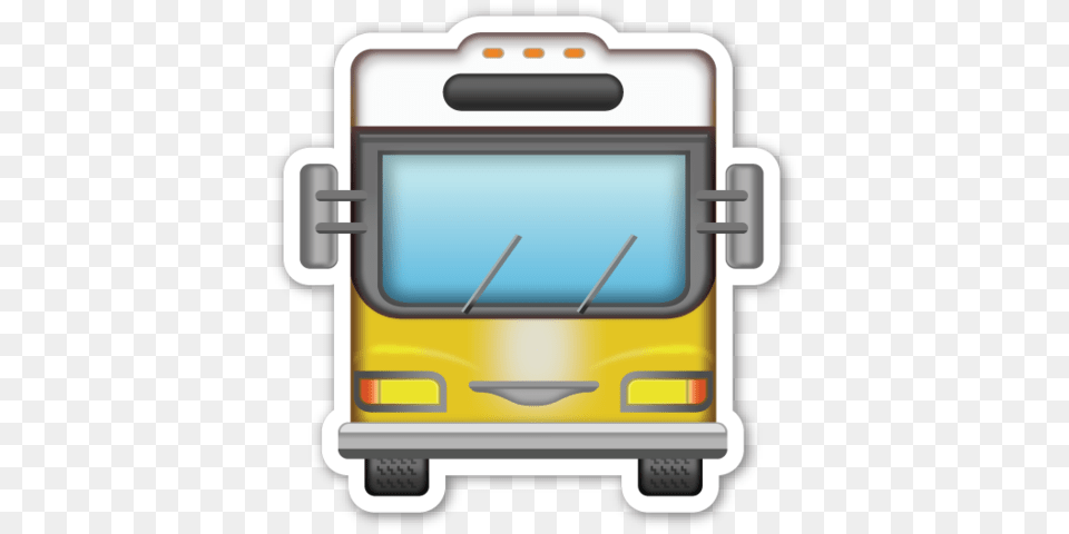 Oncoming Bus Stickers Emoji Stickers Emoji, Gas Pump, Machine, Pump, Transportation Png Image