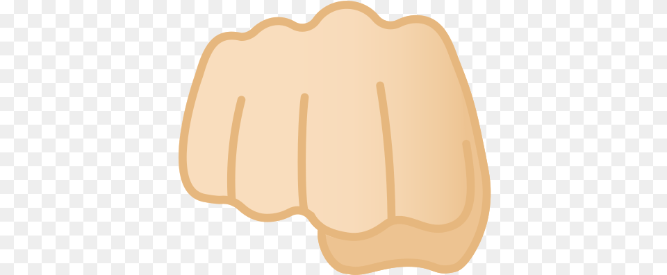 Oncoming Fist Emoji With Light Skin Tone Meaning And Fist Bump Emoji Transparent, Body Part, Hand, Person Png