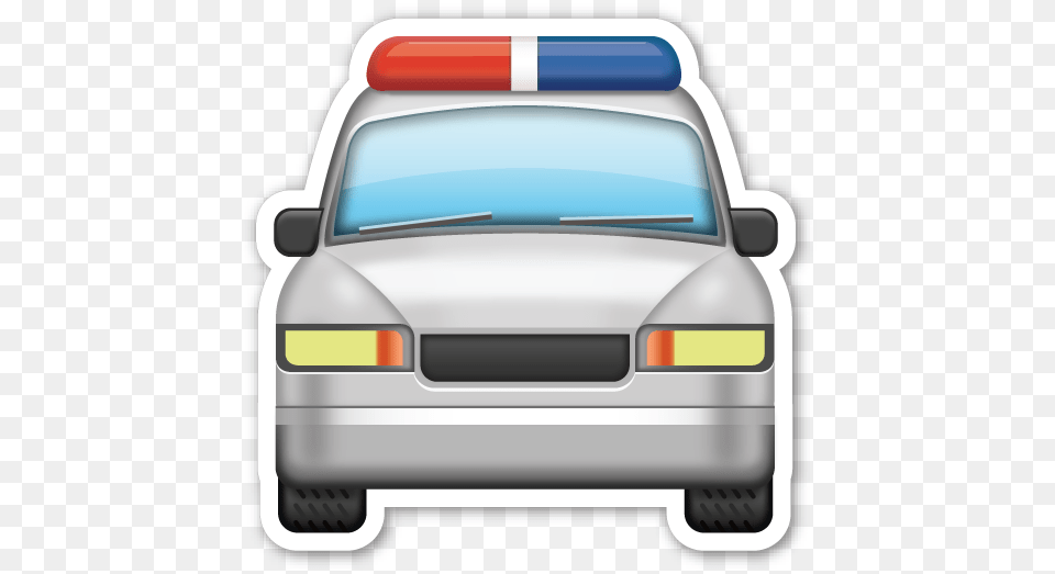 Oncoming Police Car In Emotions Stickers, Transportation, Van, Vehicle, Ambulance Free Png Download