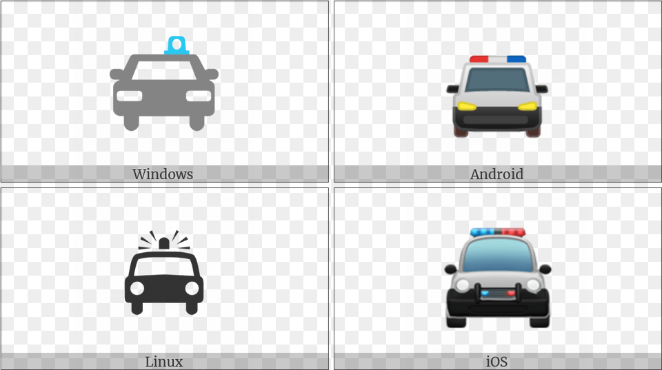 Oncoming Police Car On Various Operating Systems Police Car, Transportation, Vehicle Free Transparent Png