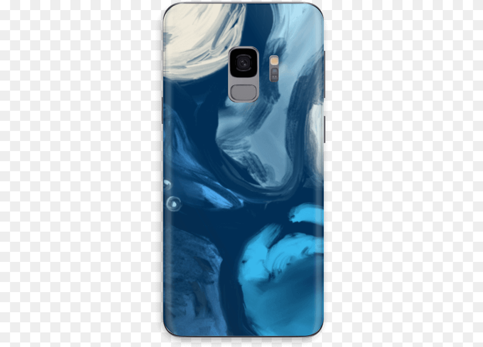 Ondas Azules Vinilo Galaxy S9 Manta Ray, Electronics, Mobile Phone, Phone, Adult Free Png