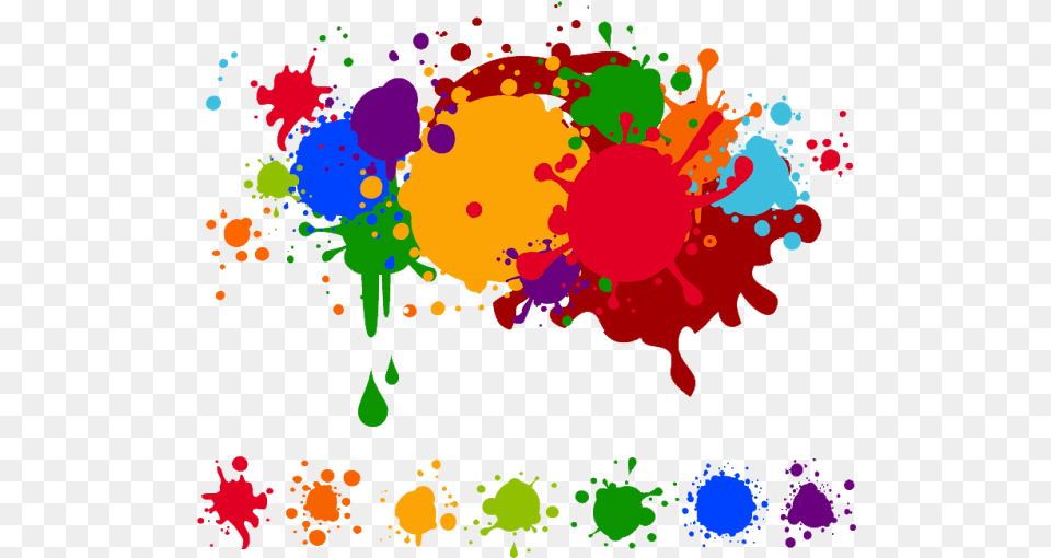 Ondas De Colores Paint Splash Background, Art, Graphics, Floral Design, Pattern Png Image