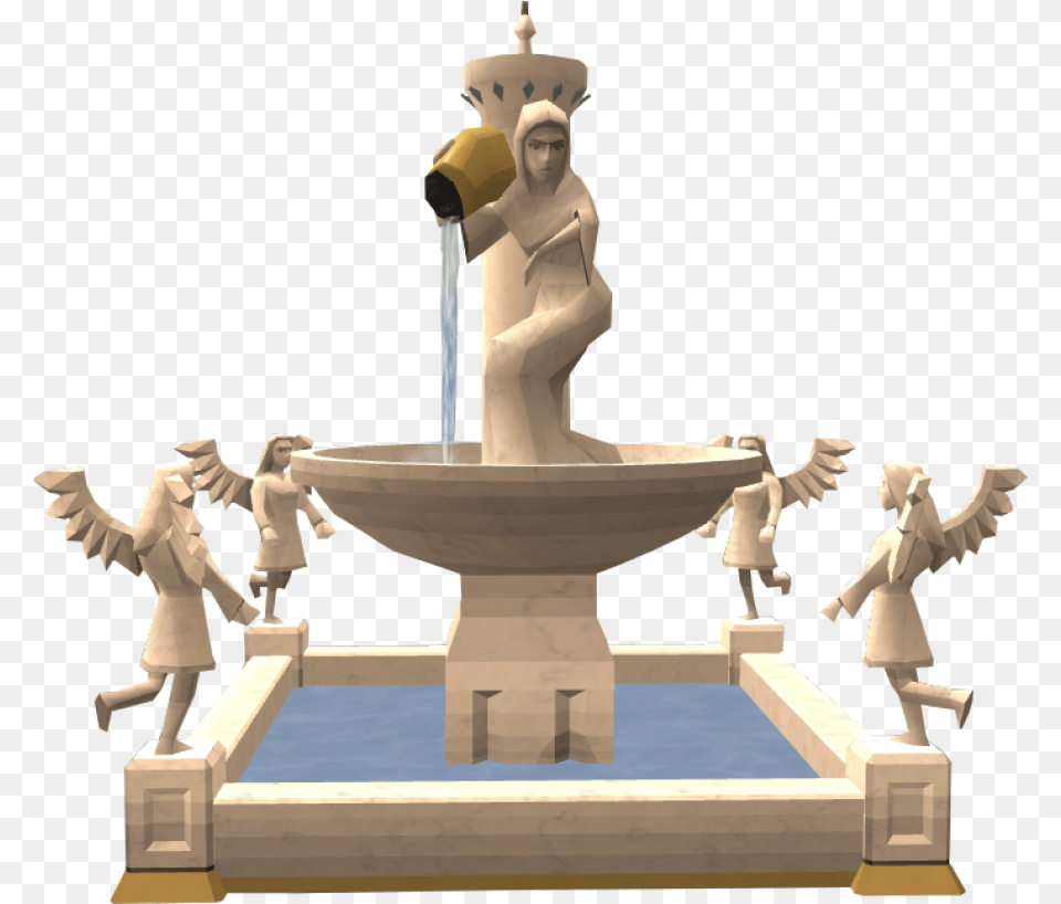 Ondine Fountain Fountain, Architecture, Water, Baby, Person Png Image