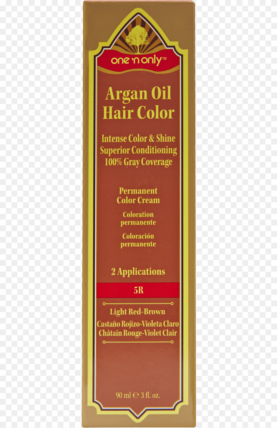 One 39n Only 5r Light Red Brown Permanent Hair Color One 39n Only Argan Oil Hair Colour 5a Light Ash Brown, Book, Publication, Advertisement, Poster Png Image