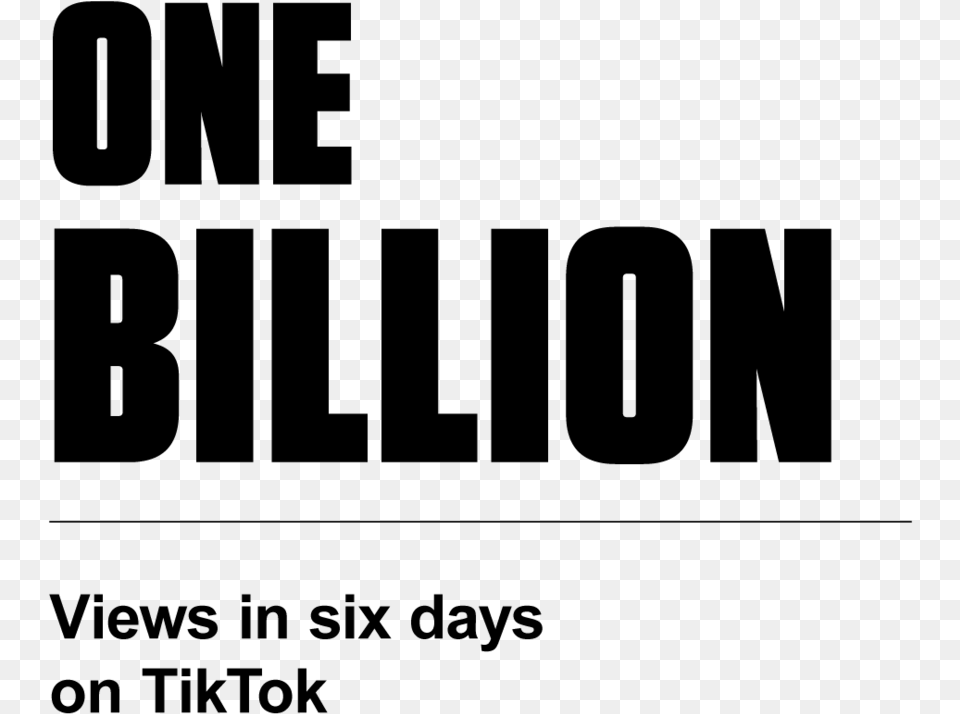 One Billion Views Tiktok Technically The Glass Is Always, Gray Png