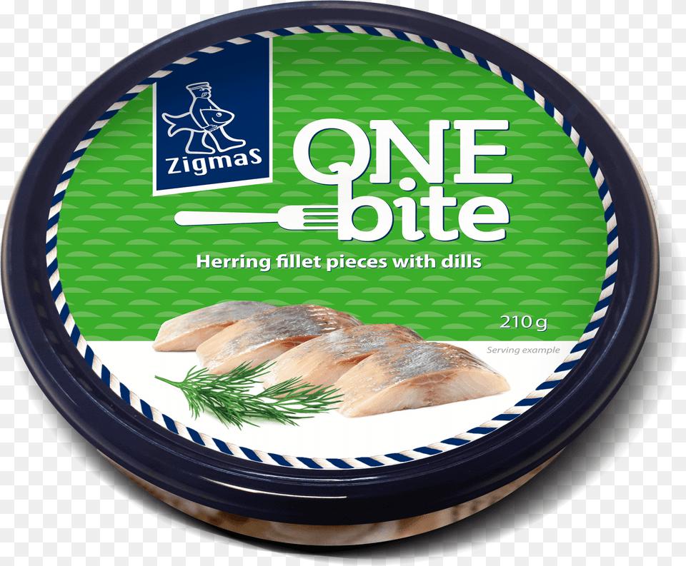 One Bite Herring Fillet Pieces With Dills Zigmas One Bite, Food, Meal, Dish, Seasoning Png