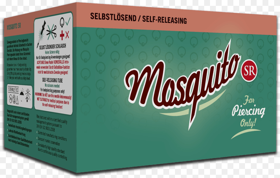 One Box Of 50 Mosquito Sr Professional Piercing Needles Carton Free Transparent Png