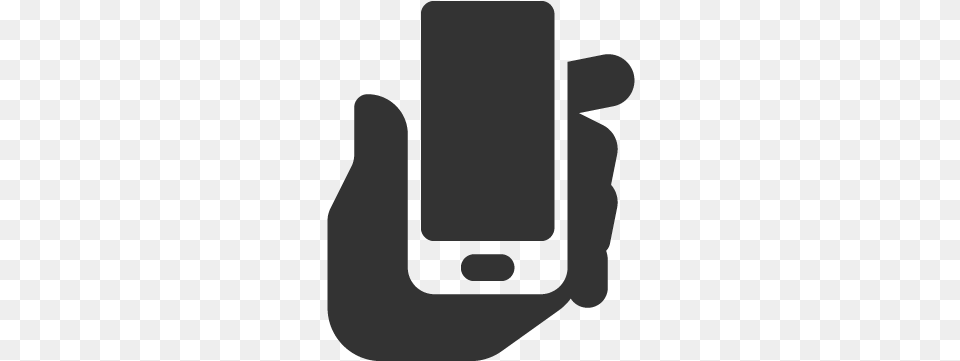 One Color Mobile In Hand Logo, Electronics, Mobile Phone, Phone, Smoke Pipe Png
