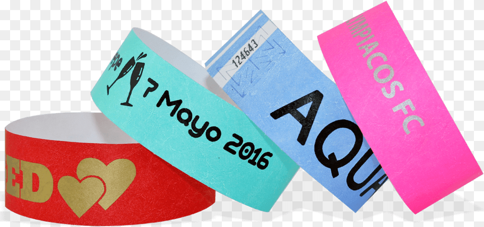One Colour Print Tyvek Wristbands 25 Mmtitle One Pulseras De Hoteles, Business Card, Paper, Text Free Png Download