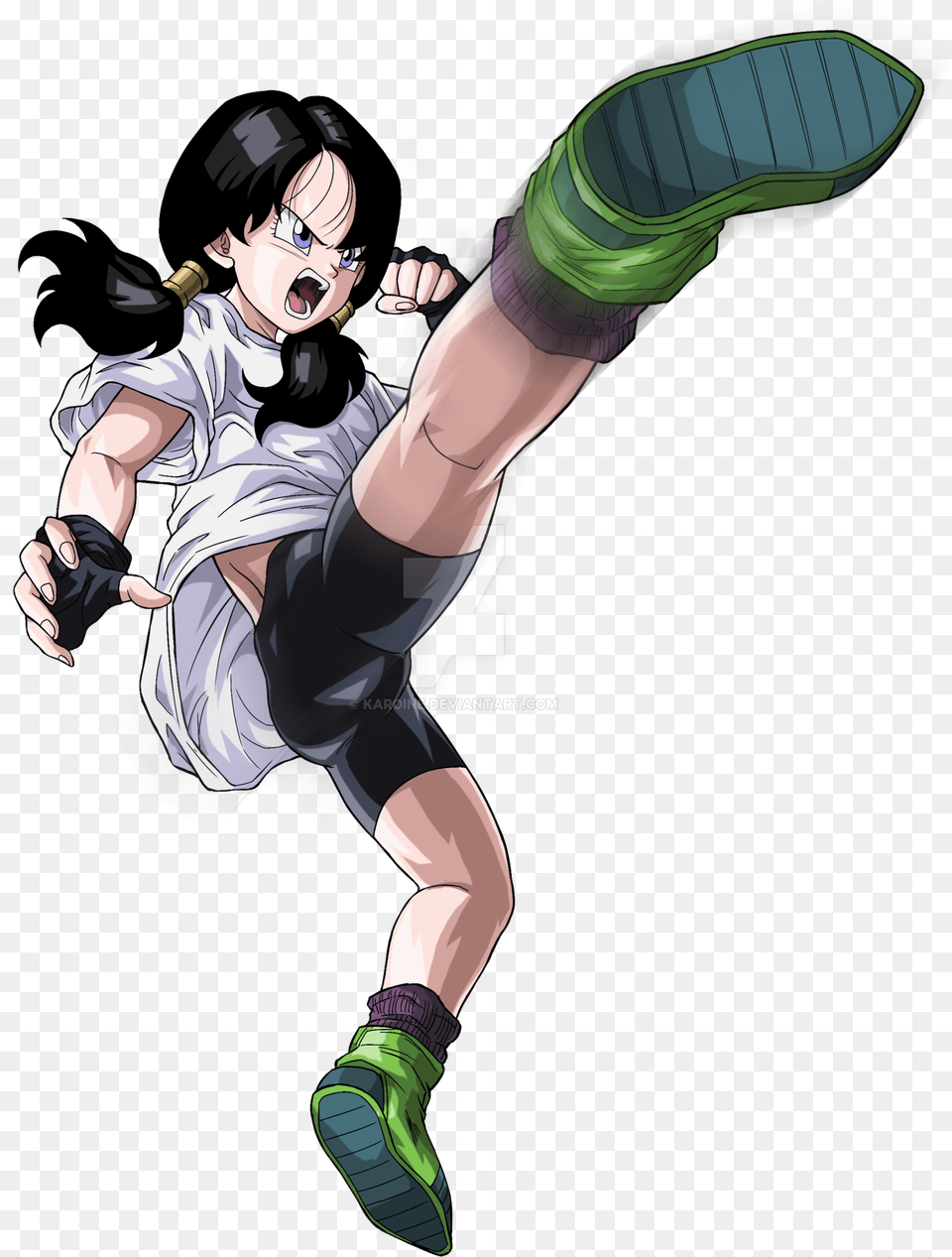 One Complaint Of The Game Is That There S Only 2 Female Videl Dragon Ball Cosplay, Person, Book, Comics, Publication Png Image