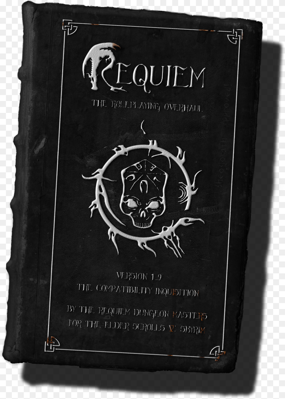 One Day In Skyrim Requiem Book Cover, Publication, Blackboard Png Image