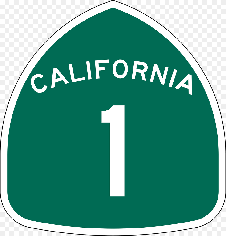 One Digit State Route Shield California Clipart, Sign, Symbol, First Aid Png