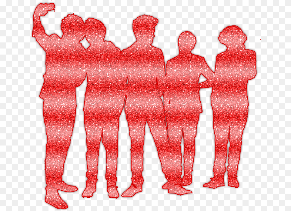 One Direction Art Logo Glam Rock One Direction Red Aesthetic, People, Person, Adult, Male Free Transparent Png