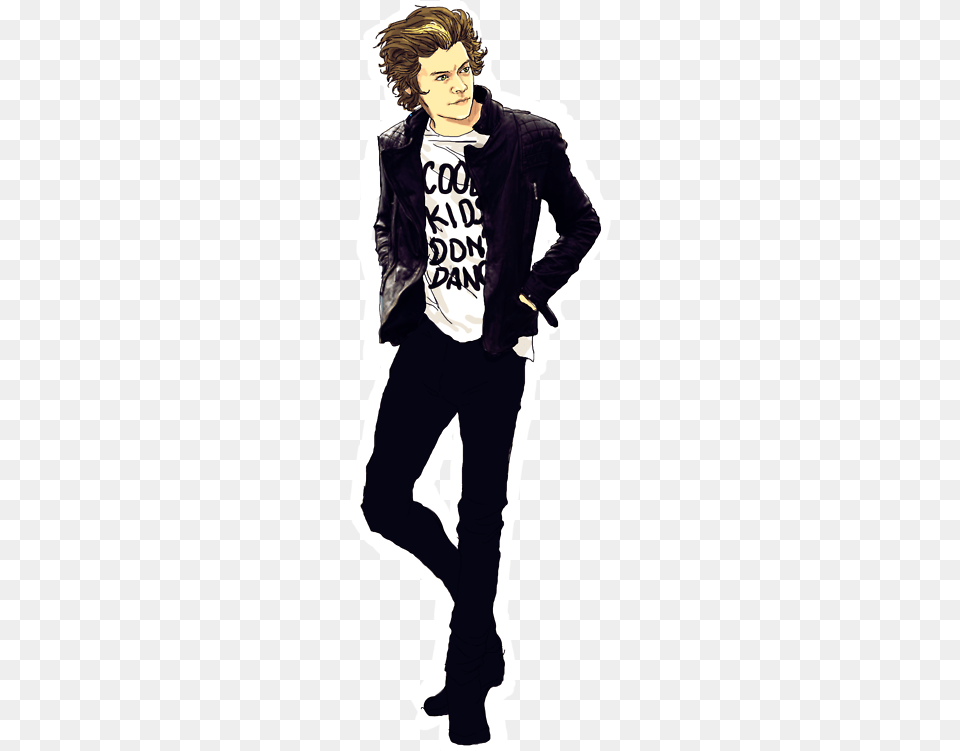 One Direction Art One Direction Drawings Fanart Harry Styles, Jacket, Sleeve, Clothing, Coat Png
