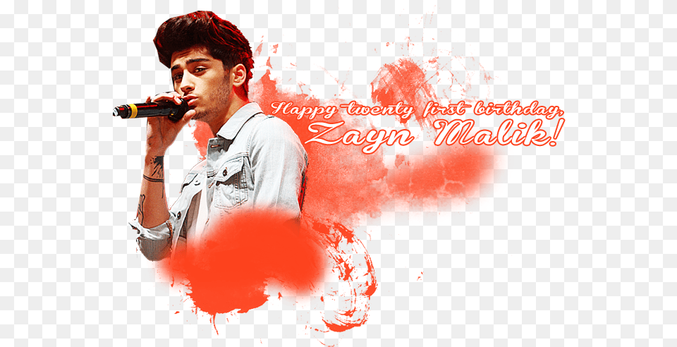 One Direction Happy 21st Birthday Zayn Fan Forum Wireless Microphone, Electrical Device, Adult, Person, Man Free Transparent Png