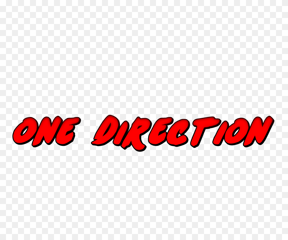 One Direction Text, Logo Free Png