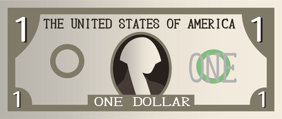 One Dollar Clipart, License Plate, Transportation, Vehicle, Money Free Png Download