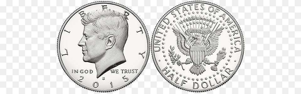 One Dollar Coin 2016 Half Dollar, Adult, Male, Man, Money Free Png Download