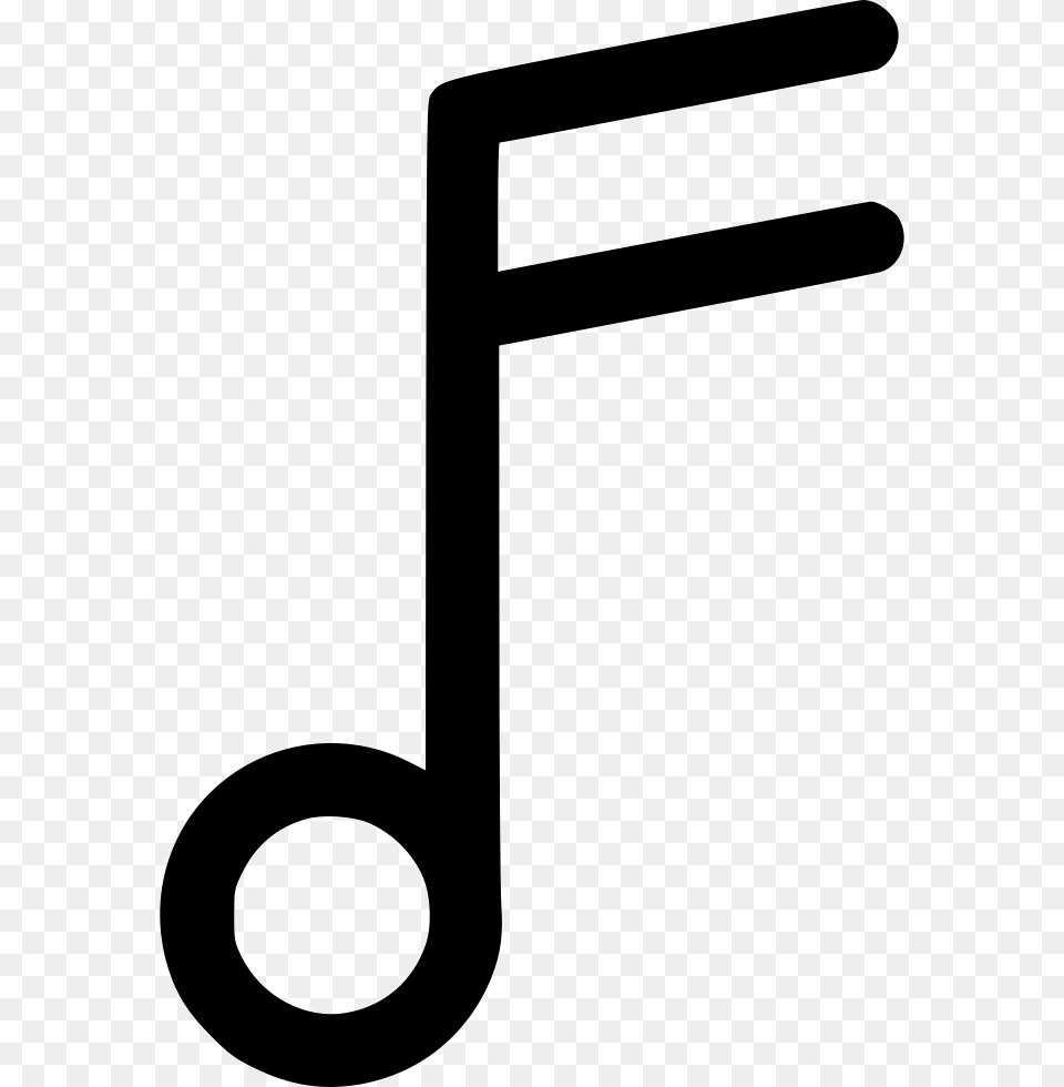 One Eighth Music Note Comments Music, Cross, Symbol Free Png Download