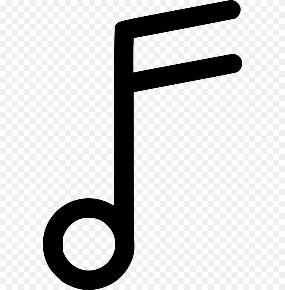 One Eighth Music Note Music, Cross, Symbol Png