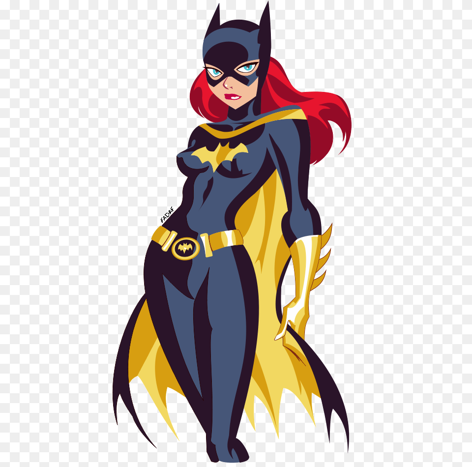 One Fan Many Fandoms Fadafne Art Batgirl Bruce Timm, Adult, Female, Person, Woman Free Transparent Png