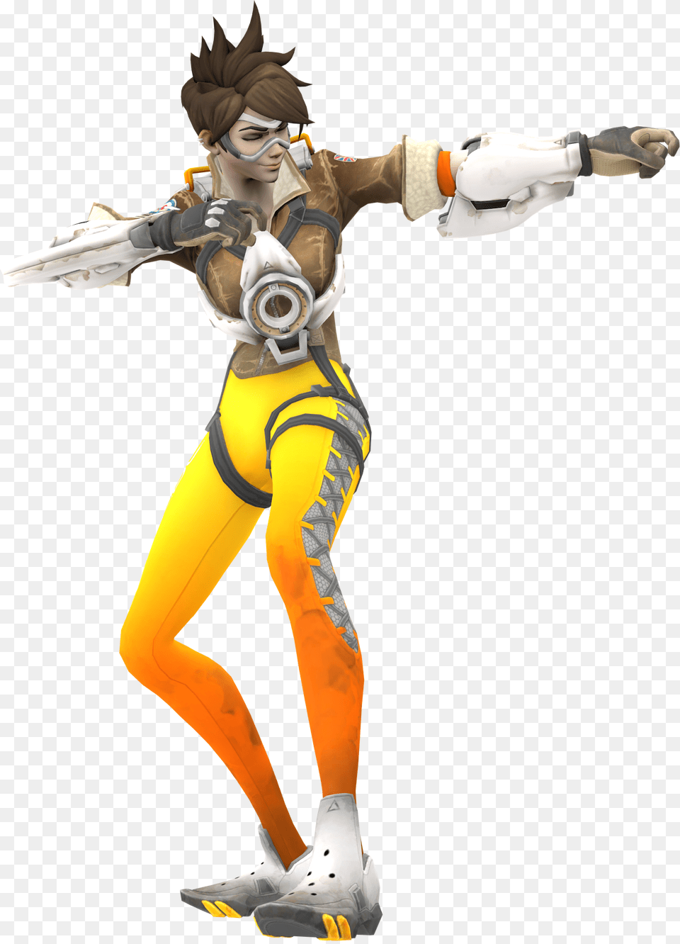 One Frame Of A Tracer Animation, Person, Clothing, Glove, Costume Png
