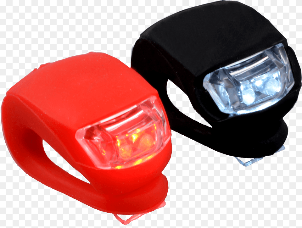 One Front And One Back Taillights Bicycle, Lamp, Light, Flashlight Free Transparent Png