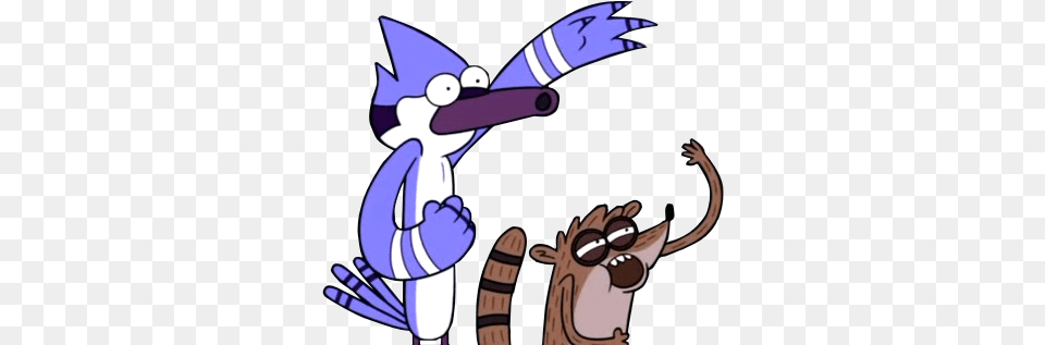 One Hell Of A Boat Ride Regular Show, Cartoon, Person Free Transparent Png