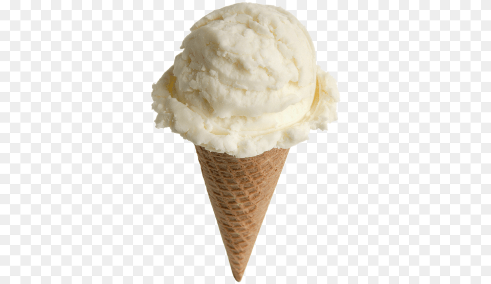One Ice Cream Cone, Dessert, Food, Ice Cream, Soft Serve Ice Cream Free Png