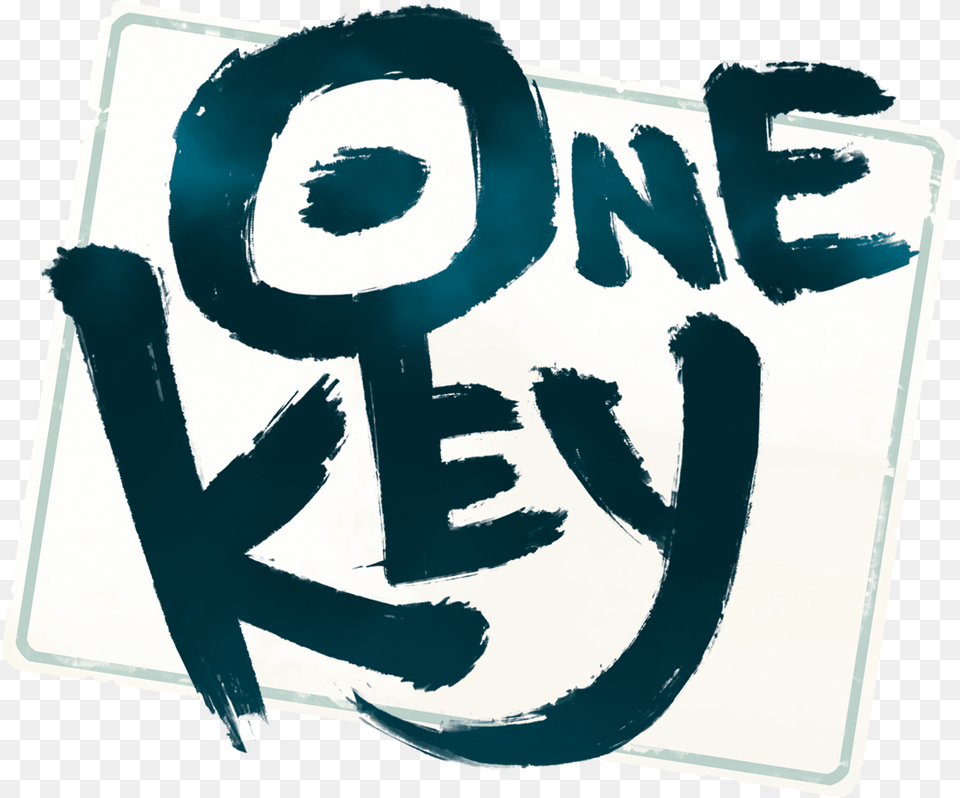 One Key Title Sign, Person, Text, Sticker Png Image