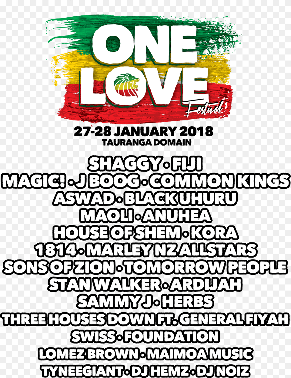 One Love 2018, Advertisement, Poster Png