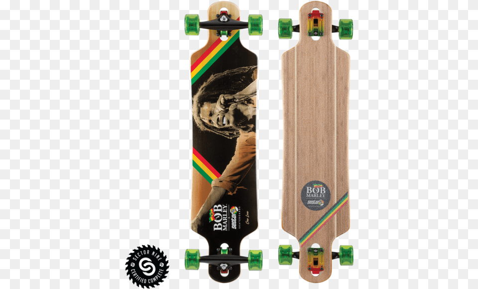 One Love One Love Sector 9 Longboards, Skateboard, Adult, Male, Man Free Transparent Png