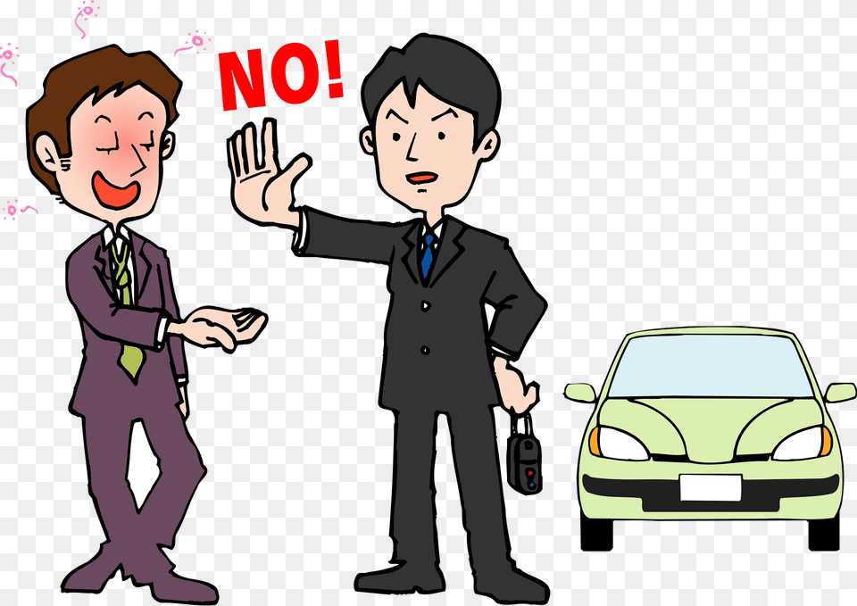 One Man Is Stopping Another Man From Driving While Drunk Clipart, Book, Comics, Publication, Vehicle Free Png