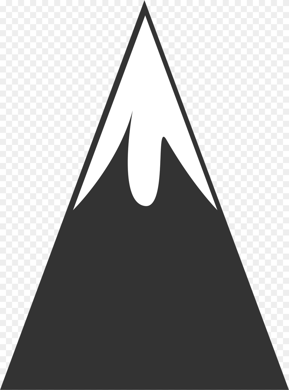 One Mountain Clipart, Triangle, Logo Png Image