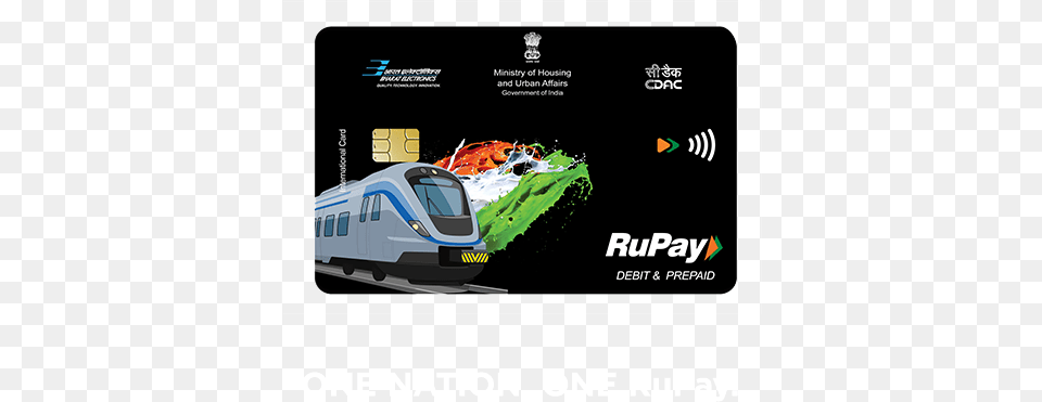 One Nation One Card India, Railway, Text, Train, Transportation Free Png Download