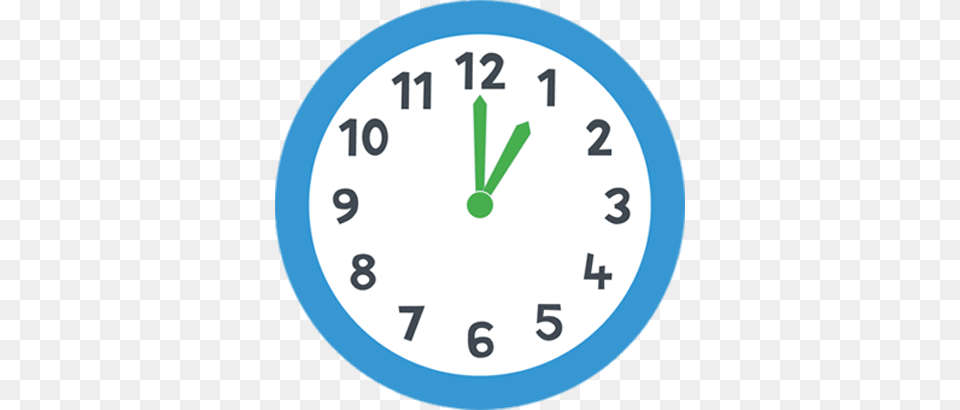 One Oclock Blue Clock, Analog Clock, Disk Free Transparent Png