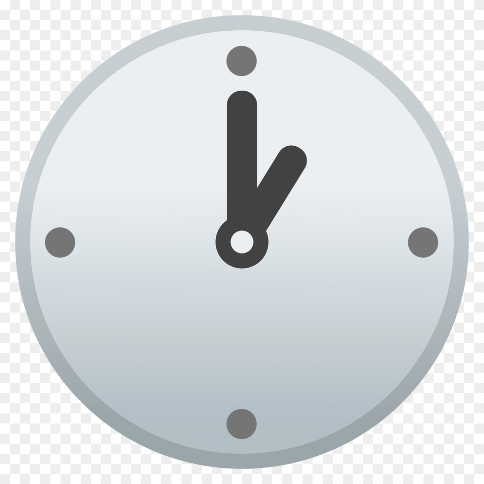 One Oclock Emoji Clipart, Clock, Analog Clock, Disk Free Png Download