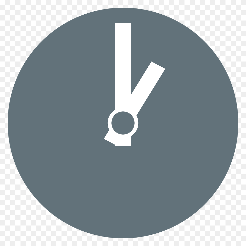 One Oclock Emoji Clipart, Analog Clock, Clock, Disk Png Image