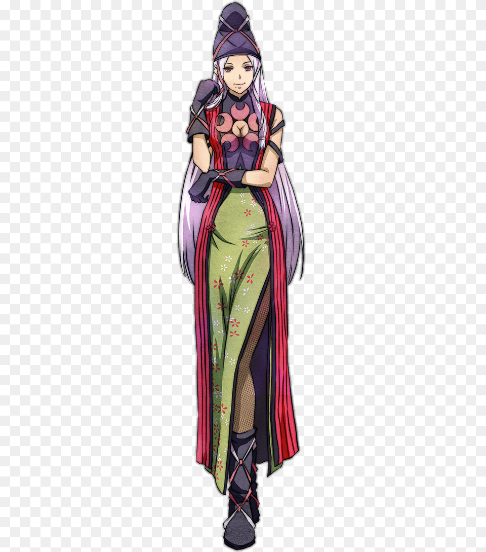 One Of The Myriad Gods Who Once Served Tsukuyomi God Wars Hanasaka, Fashion, Cape, Clothing, Person Free Transparent Png