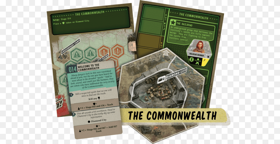 One Of The Scenarios The Commonwealth Fallout New California Board Game, Advertisement, Poster, Person Free Png