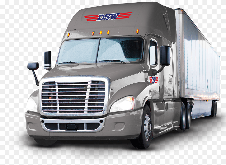 One Of The Semi Trucks You Might Drive With A Dsw Truck, Trailer Truck, Transportation, Vehicle, Machine Free Png