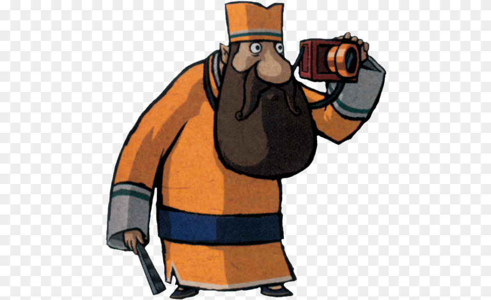 One Of The Weirder Characters Of Wind Waker You Can Wind Waker Concept Art, Photography, Photographer, Person, Man Png