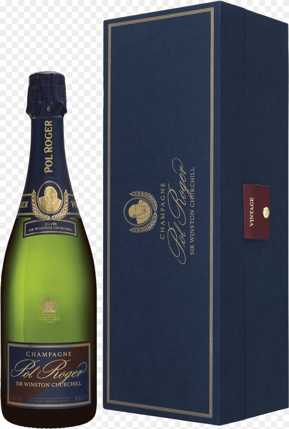 One Of The World39s Truly Iconic Wines The Pol Roger Champagne Pol Roger Sir Winston Churchill 2002, Alcohol, Beverage, Bottle, Liquor Free Transparent Png