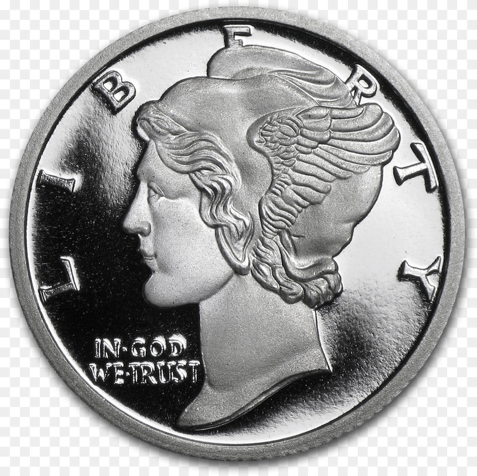 One Ounce Liberty Silver Coin, Person, Money, Face, Head Free Transparent Png