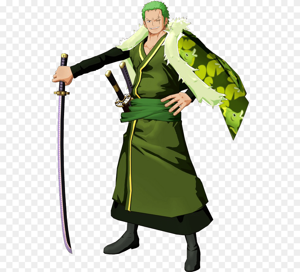 One Piece 15th Anniversary Zoro, Adult, Weapon, Sword, Person Free Transparent Png