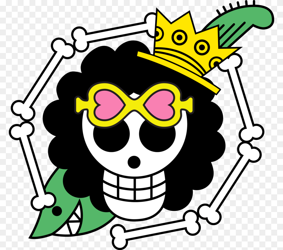 One Piece Brook Logo Ideas One Piece Brook Jolly Roger, Accessories, Face, Head, Person Free Png Download